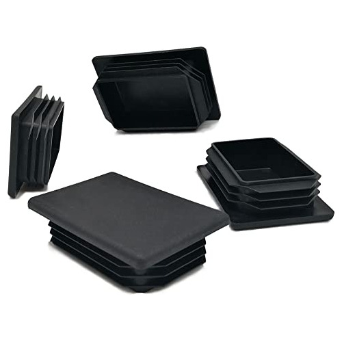 Tapones De Extremo De Tubería Rectangular De 2 X 3 Pul...