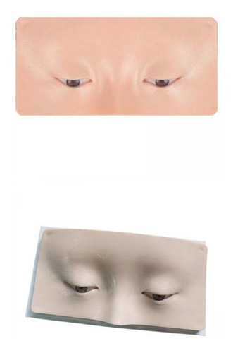 2 Tablero De Práctica De Silicona, Modelo De Cara Maquillaje