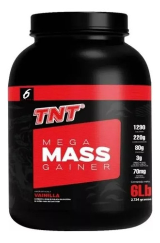 Proteina Tnt Mass Gainer 6 Lbs - Unidad a $164900