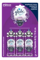 Comprar Aromatizante para Hogar en Aerosol Glade Toque con TrueScent Technology, Aroma Campos de Lavanda, 3 Repuestos de 12 ml