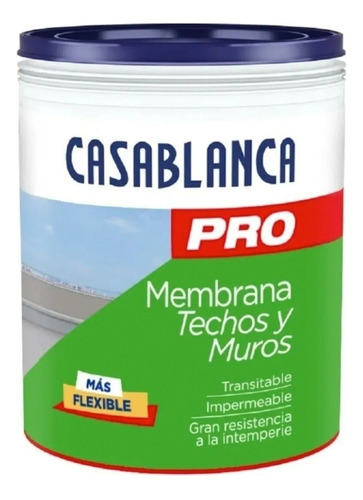 Casablanca Pro Membrana Liquida Techos Muros X 4