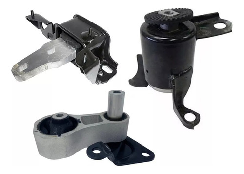 Kit 3 Soportes Motor Para Ford Fiesta Kinetic 1.6 Manual