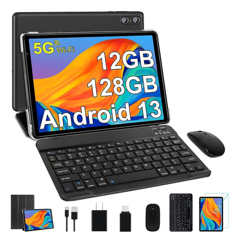 Tablet 10.1'' 12gb+128gb Rom/1tbtf Android 13 Teclado Y Mous