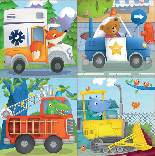 Imagen 3 de 5 de Set Puzzle Patrulla Rescate Oso Rompecabezas Educa Bebes Ax®