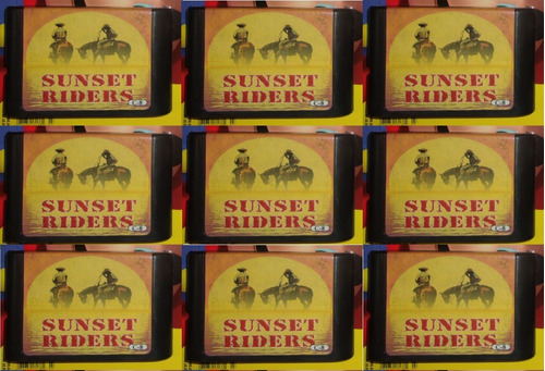 Sunset Riders - Cartucho Sega 16 Bits - Nuevo