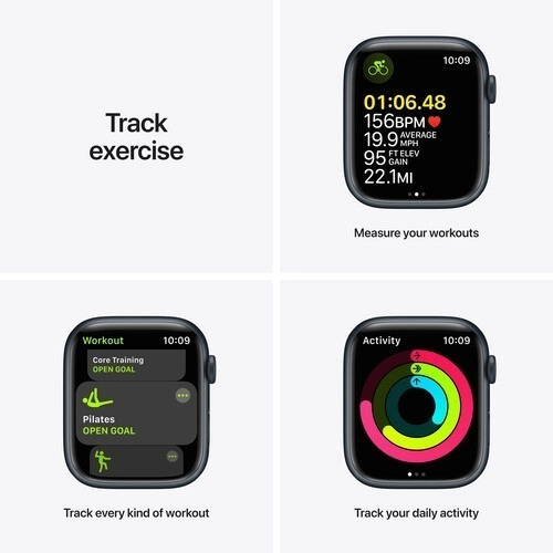 Imagen 8 de 9 de Apple Watch Series 7 Gps+ Celular Aluminio, Correa Deportiva