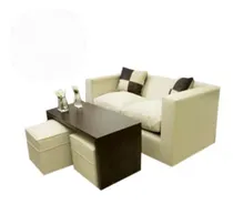 Comprar Juego De Living Sillon 2c + Mesa + 2 Puff