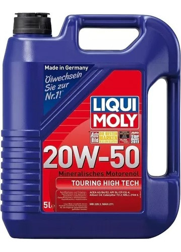 Aceite Liqui Moly Mineral 20w50 5litros