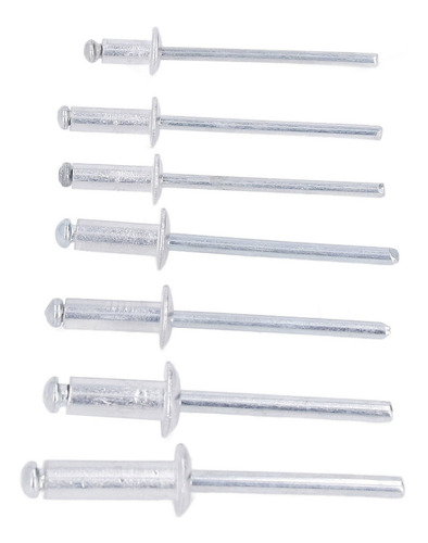 Flange Rivet 180pcs Blind Aluminium Alloy 6 Sizes Assortment