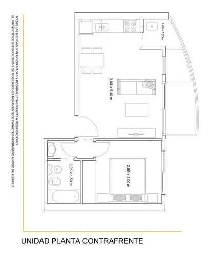 Imagen 18 de 18 de Venta Semipisos De 2 Ambientes Con Balcón A Estrenar.
