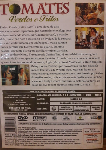 Imagem 2 de 4 de Dvd - Tomates Verdes E Fritos - Versão Estendida