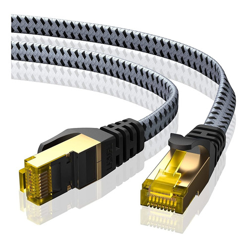 Cable Ethernet Cat 8 De 25 Pies, Cable De Conexión Lan...