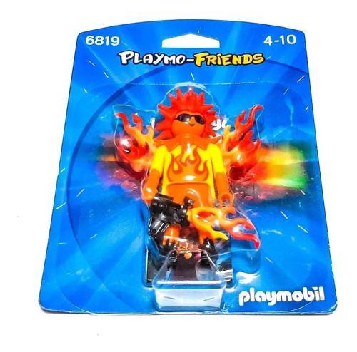 Playmobil 6819 Playmo-friends Figura Guerrero De Fuego Nuevo