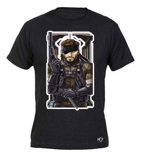 Polera Snake Metal Gear