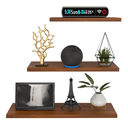Imagen 2 de 10 de 3 Repisas Flotantes Modernas Minimalistas Melamina Mixtas