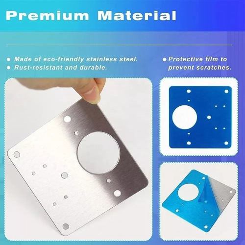 Imagen 5 de 7 de 6 Pcs Placa De Reparacion Bisagra Mueble Tornillos Puerta