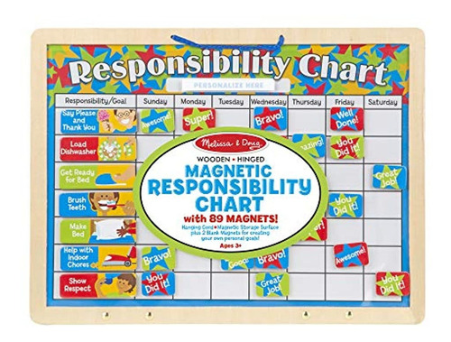 Melissa & Doug  X26amp  Magnetic Responsibility Chart