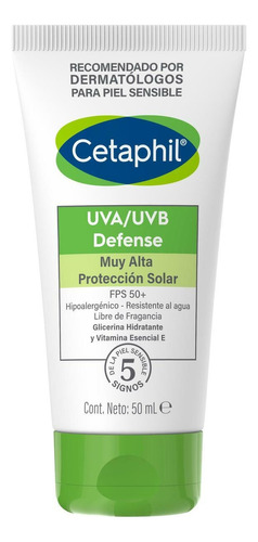 Protector Solar En Crema Cetaphil Fps 50+ 50ml