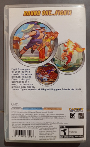 Street Fighter Alpha 3 Max Psp