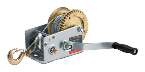 Malacate Manual 1100 Kg Con Cable 9m Truper 14721