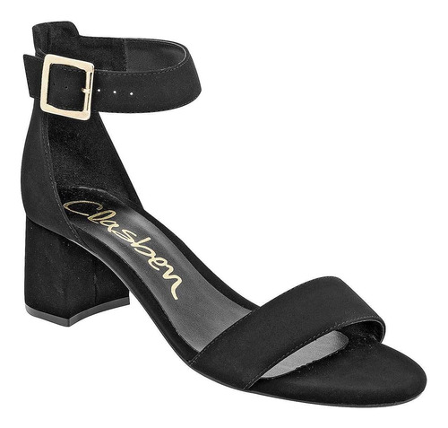 Zapatilla Clasben 0037-29 Negro 5cm 091-274