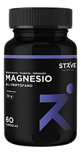 Strive Magnesio + L Triptófano 60 Cápsulas Nutricional