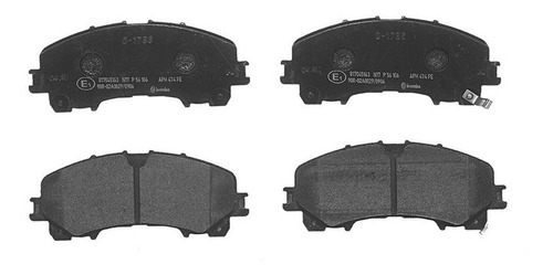 Brembo Balatas X-trail Advnc,excl,sense 2014/2019 Nissan Del