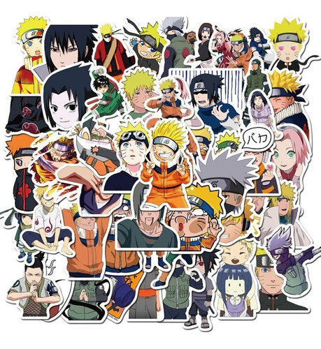 20 Uds. Stickers Naruto (al Azar) (4-8 Cm)