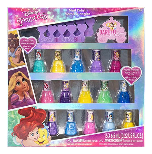 Conjunto De Esmaltes Townley Girl Disney Princess 18 Colors