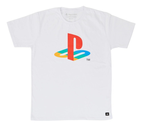 Remera Playstation Ps White Original Licencia 6830