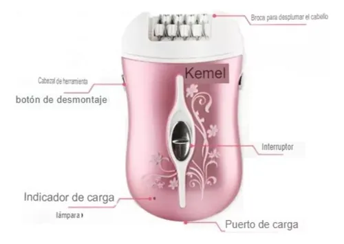 Depiladora Afeitadora Y Removedor De Callos 3 En 1 Mujer