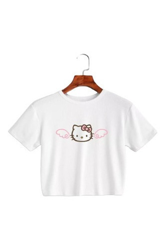 Croptop Hello Kitty Angel Sanrio Unisex 