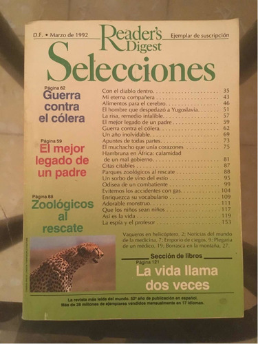 Revista Selecciones (marzo 1992)