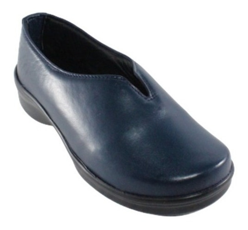 Zapato Dama Pie Diabético Sin Costura Interna M 381 Azul