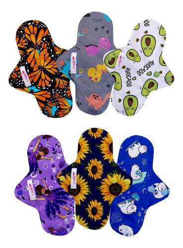 10 Pantiprotectores De Tela+ Detergente + Bolsa Impermeable