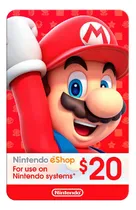 Comprar Tarjeta Eshop - Gift Card Nintendo 20 Usd - Cuenta Eeuu