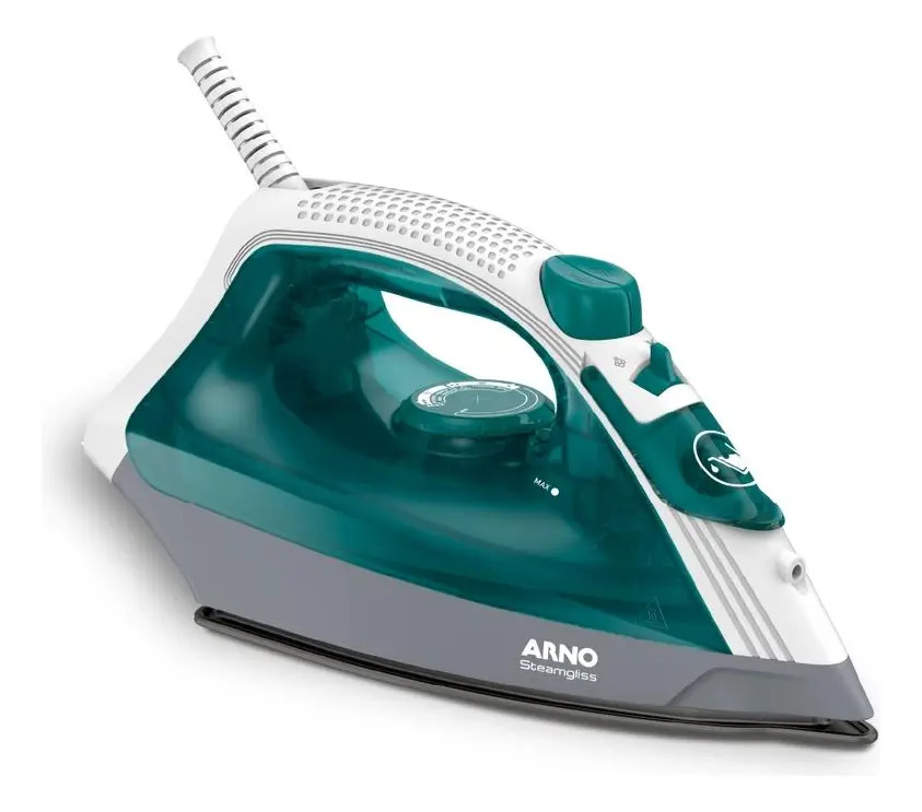 Ferro A Vapor Elétrico Arno Steamgliss Fsgp Cor Branco/Verde