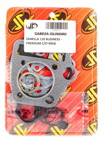 Junta Tapa Cilindro Zanella Business 110 Premium Oring Jc