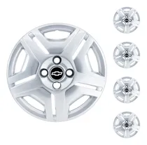 Comprar Juego 4 Tazas De 14 PuLG Chevrolet Onix Prisma Joy + Logo 