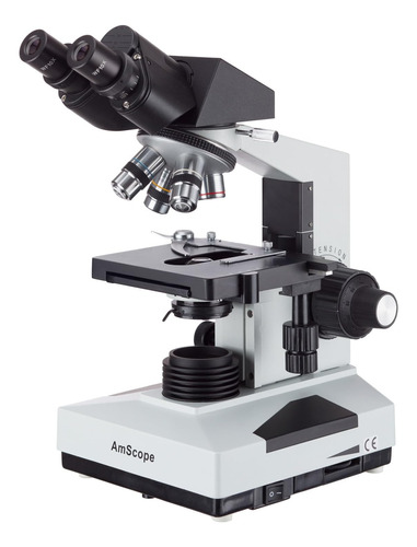Microscopio Binocular Compuesto Amscope B490, Oculares Wf10x