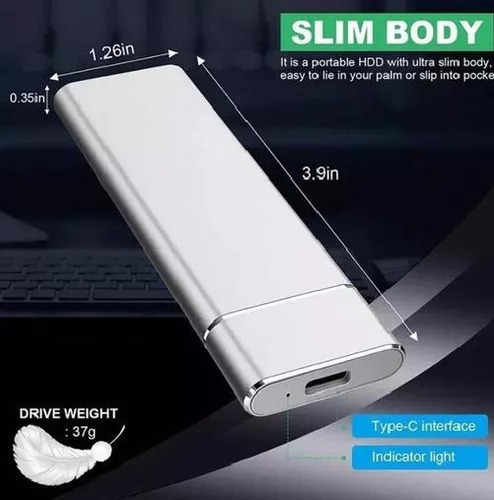 Z Disco Duro De Memoria Externa Portátil 10 Tb Ssd 10tb