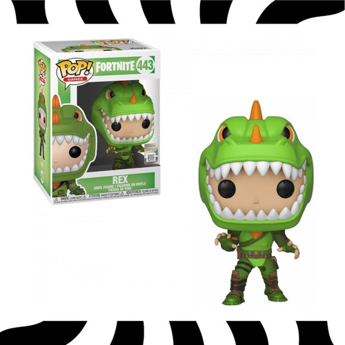 Funko Pop! Rex Fortnite - Fortnite Pop! #443 Kemuñecos