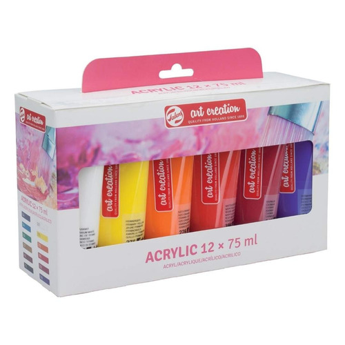 Royal Talens Art Creation - Set 12 Acrílicos Tubos 75 Ml