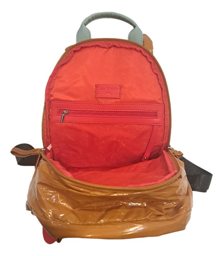 Mochila De Dama Ajustable Las Oreiro Ecocuero Urbano