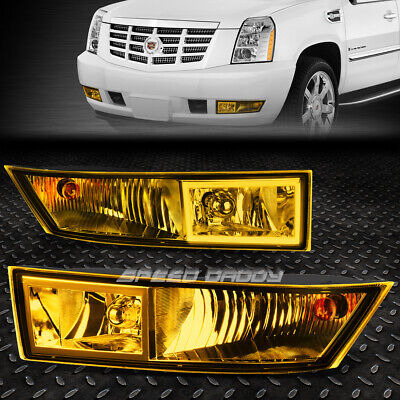 For 07-14 Cadillac Escalade Ext Esv Amber Lens Bumper Dr Oad