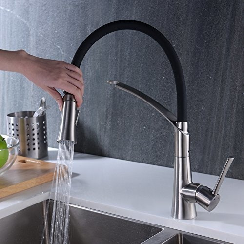 Grifo De Fregadero De Acero Inoxidable Crea Desplegable Pulv