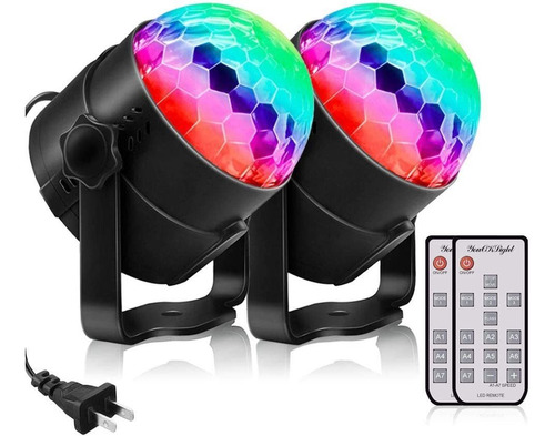 Youoklight Luces De Fiesta Activadas Por Sonido Con Mando A 