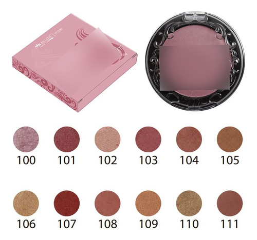 Rubor Blush Powder Max Love 10g