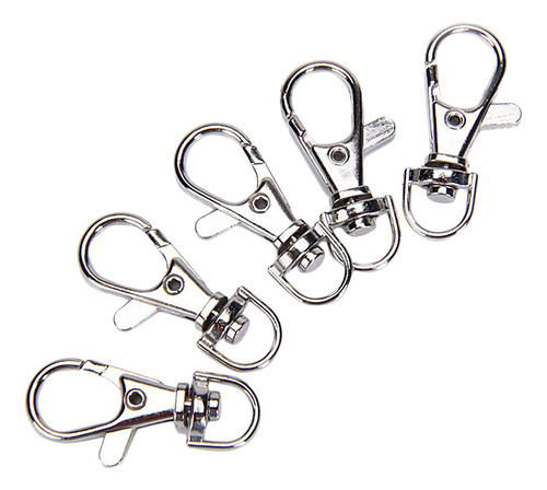 75 Piezas Ganchos Y Anillos En D Para Llavero Manualidades