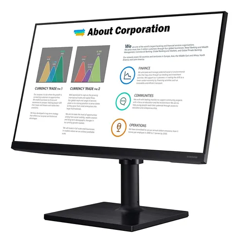 Monitor De Computadora Samsung Ft45 Series Fhd 1080p De 27 P